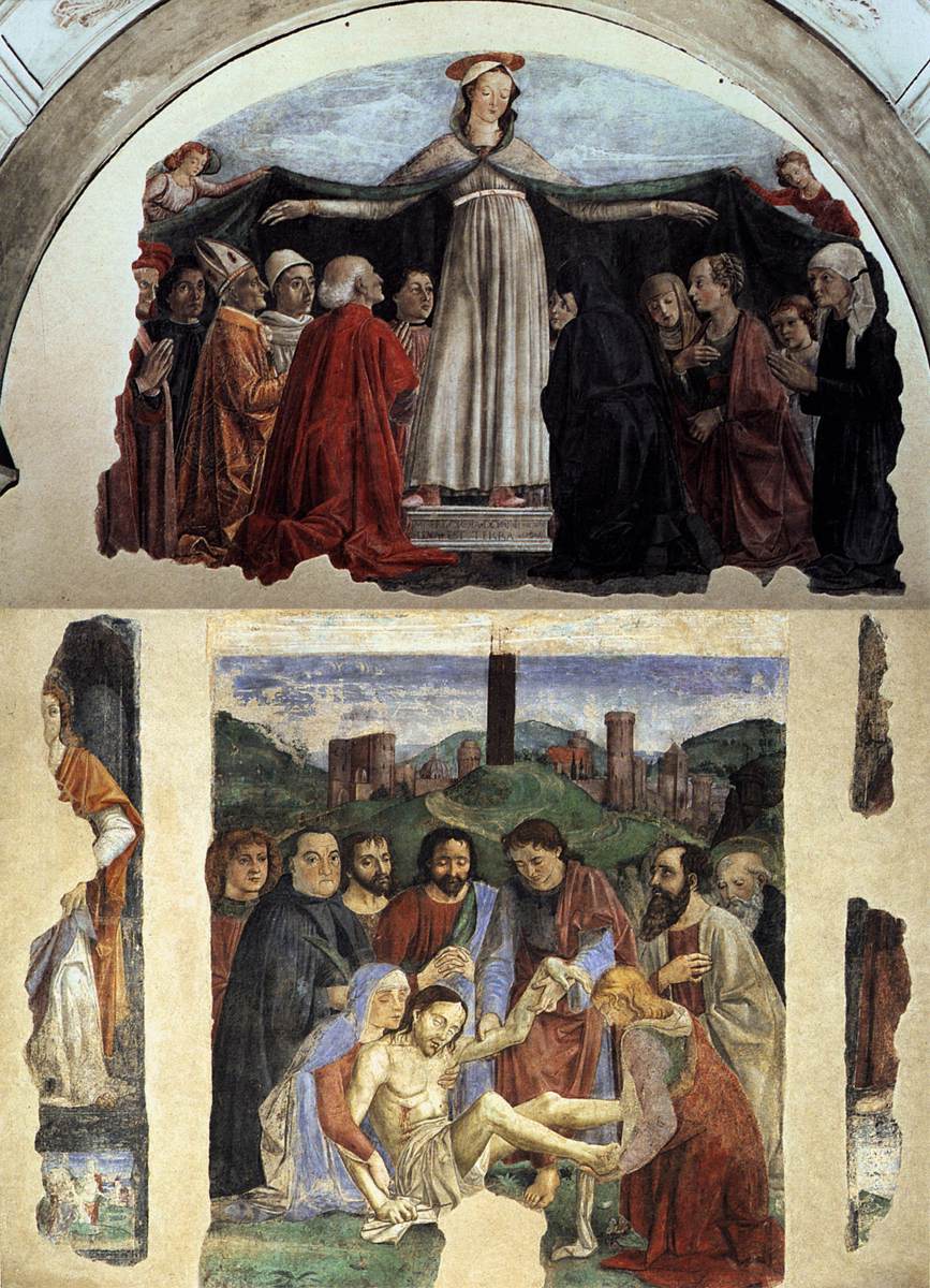 Domenico Ghirlandaio - Cappella Vespucci - Church of Ognissanti in Florence - ca. 1472