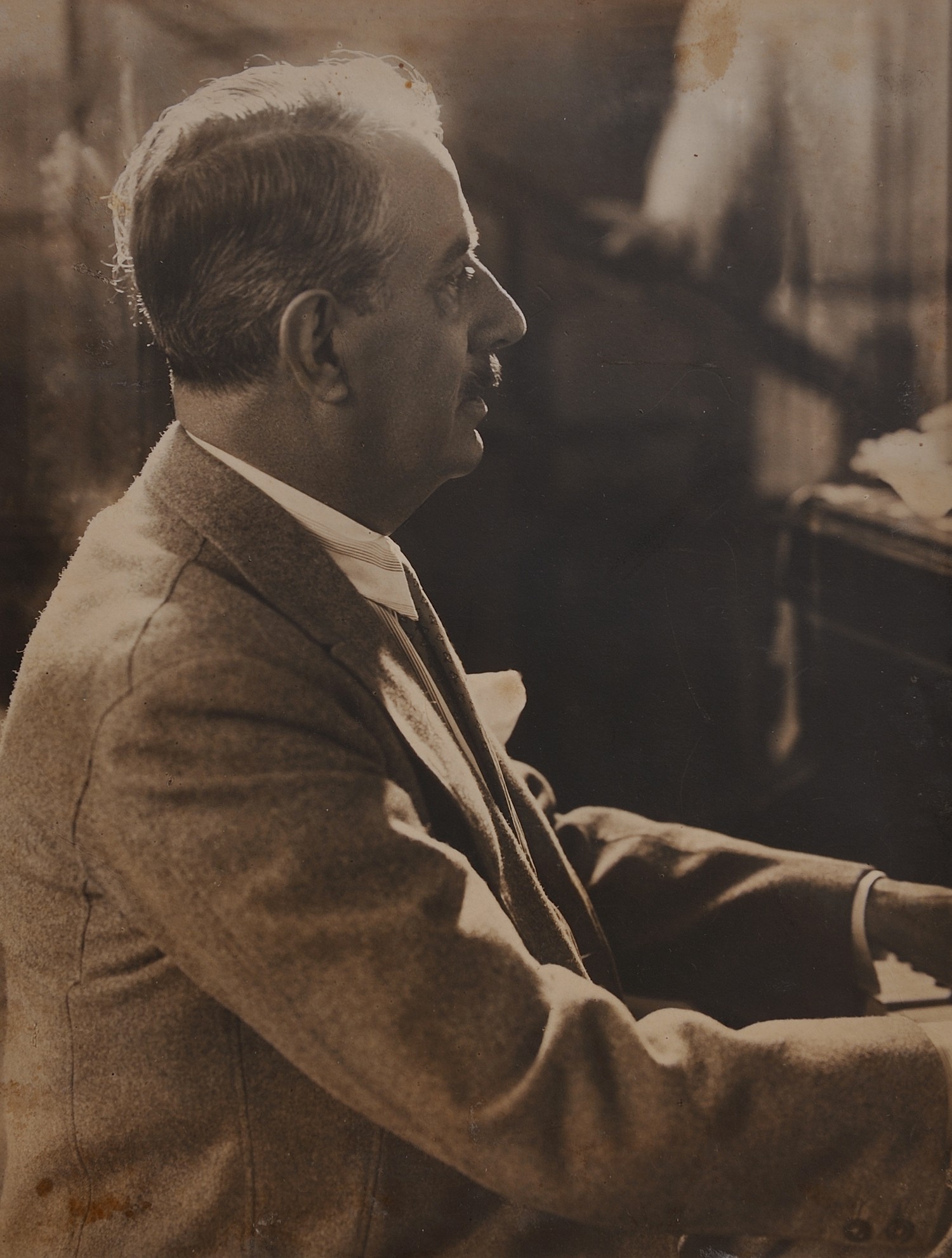 Puccini at the time of composition of Turandot (1924).
